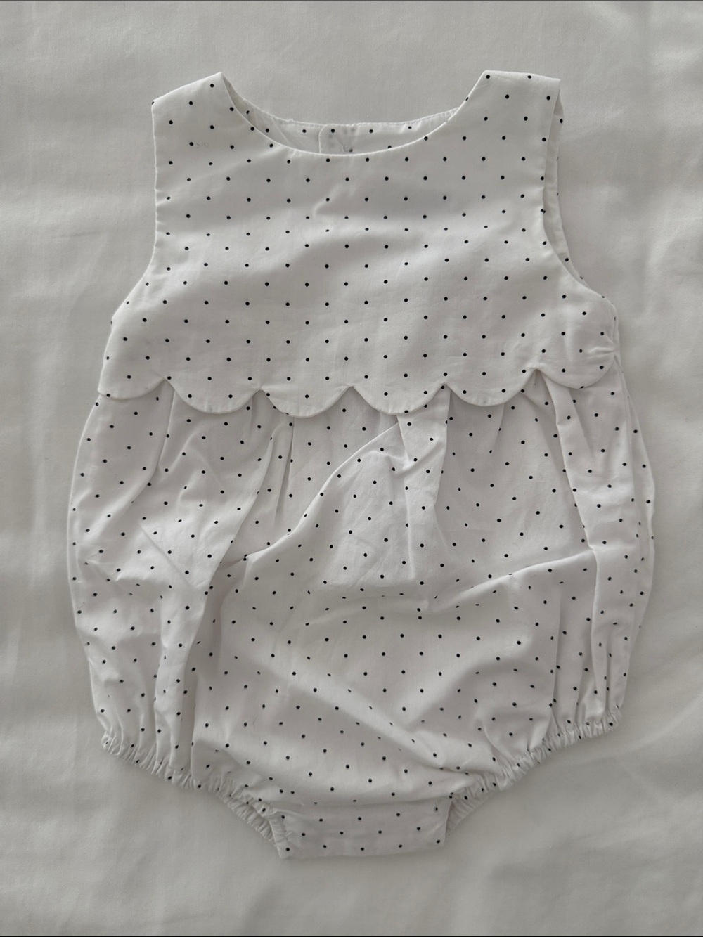 Jacadi Polka Dot Romper, 1M
